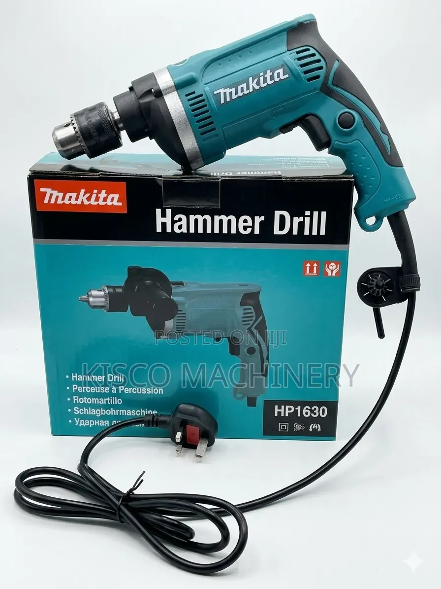 Makita Professional Power Drill With Chuck Key/Industrial Drill