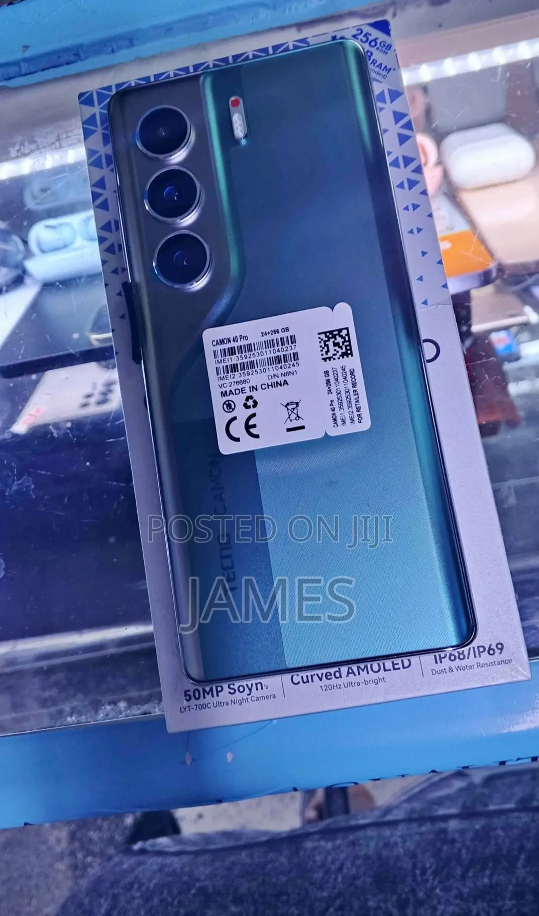 New Tecno Camon 40 Pro 5G 256 GB Green