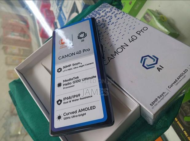 New Tecno Camon 40 Pro 5G 256 GB Green - thumbnail 3