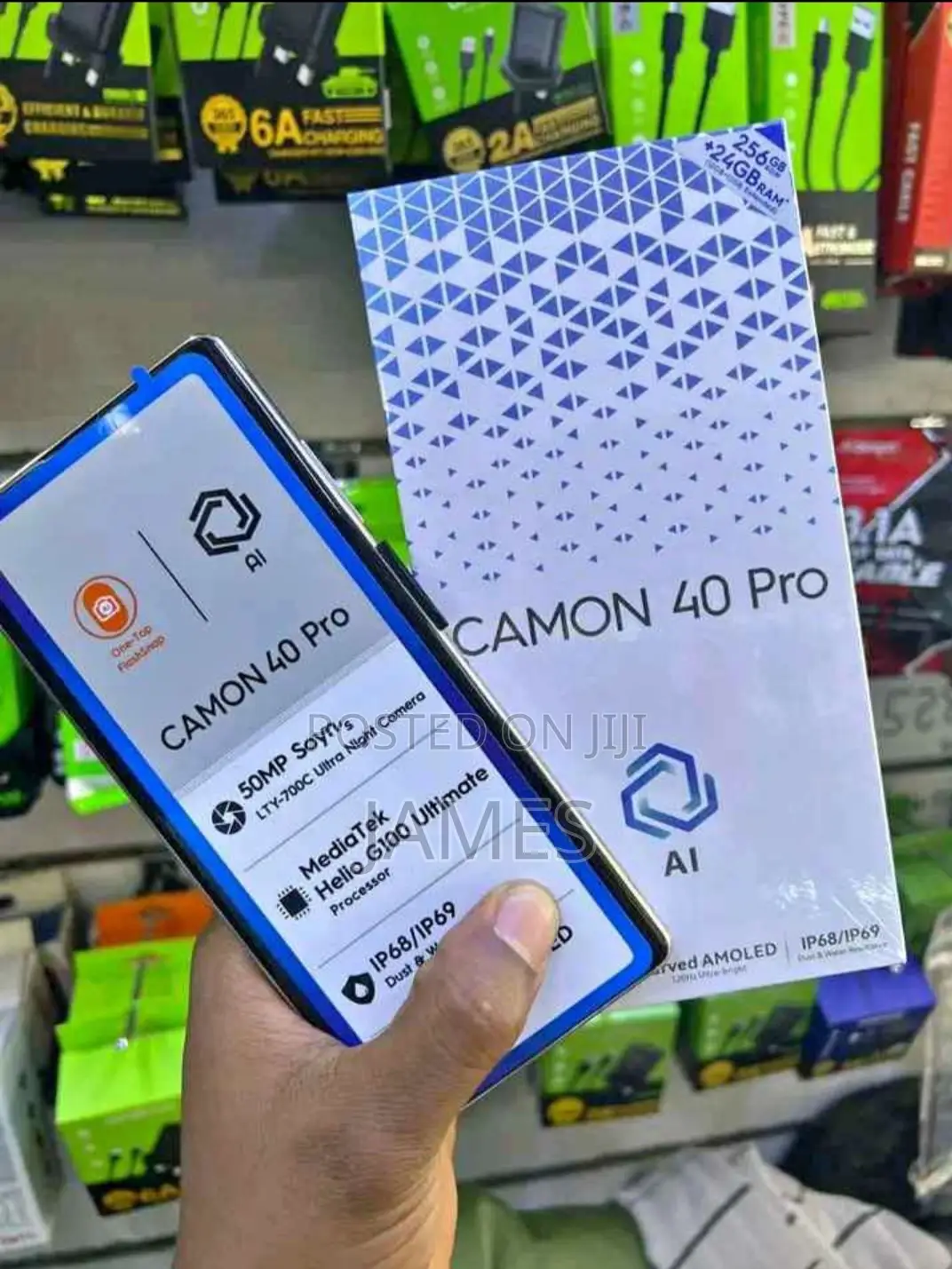 New Tecno Camon 40 Pro 5G 256 GB Green
