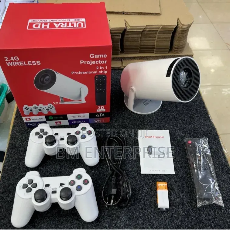 High Quality Android Projector With Gaming Pads