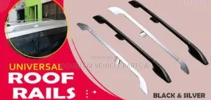 Car Universal Fit Roof Rails/Roofrails/Racks/Bars Silver/Chrome/Black