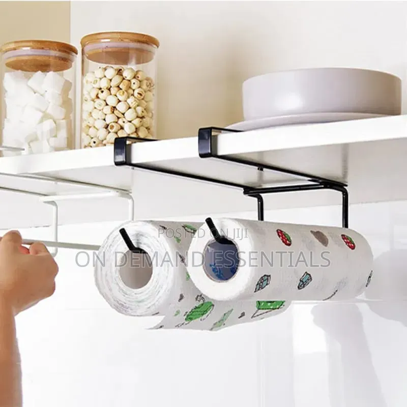 Household Kitchen Utensils Cabinet Paper Towel Rack
