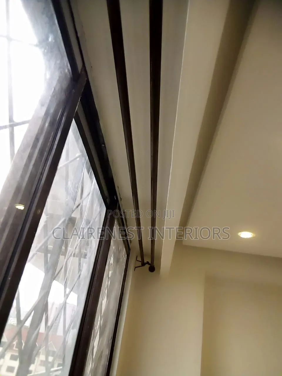 Coated Brown, Durable Amazing Powder Coated Curtain Rods
