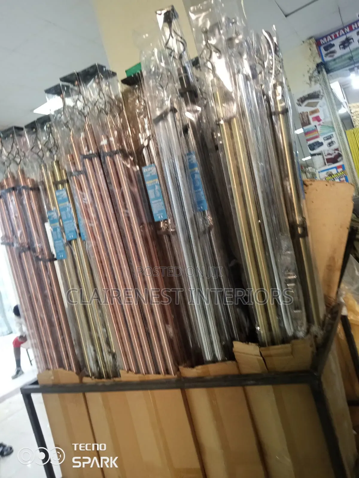 Touch of Elegance, Sleek Design, Adjustable Curtain Rods