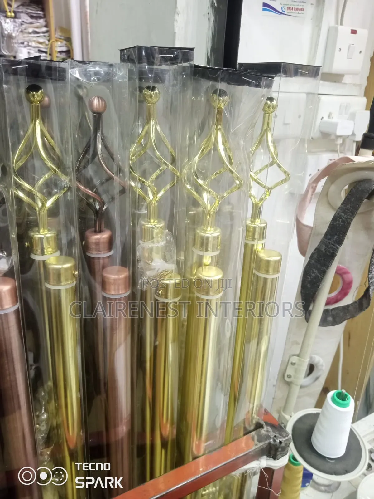 Touch of Elegance, Sleek Design, Adjustable Curtain Rods