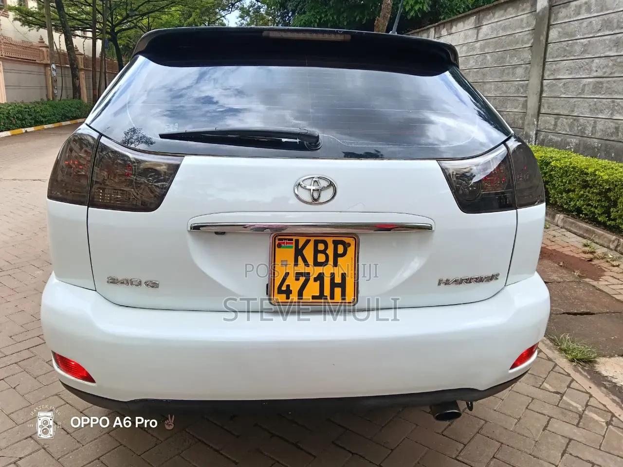 Toyota Harrier 2007 White