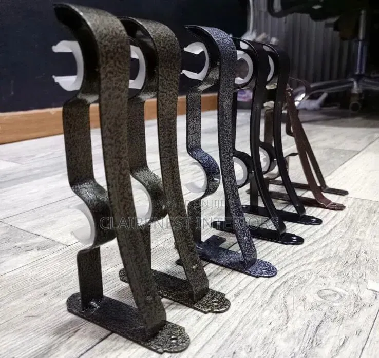 Double Brackets, Different Colours, Powder Coated Brackets