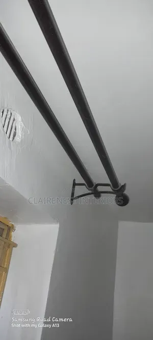 Beauty From Side to Side Powder Coated Window Curtain Rods