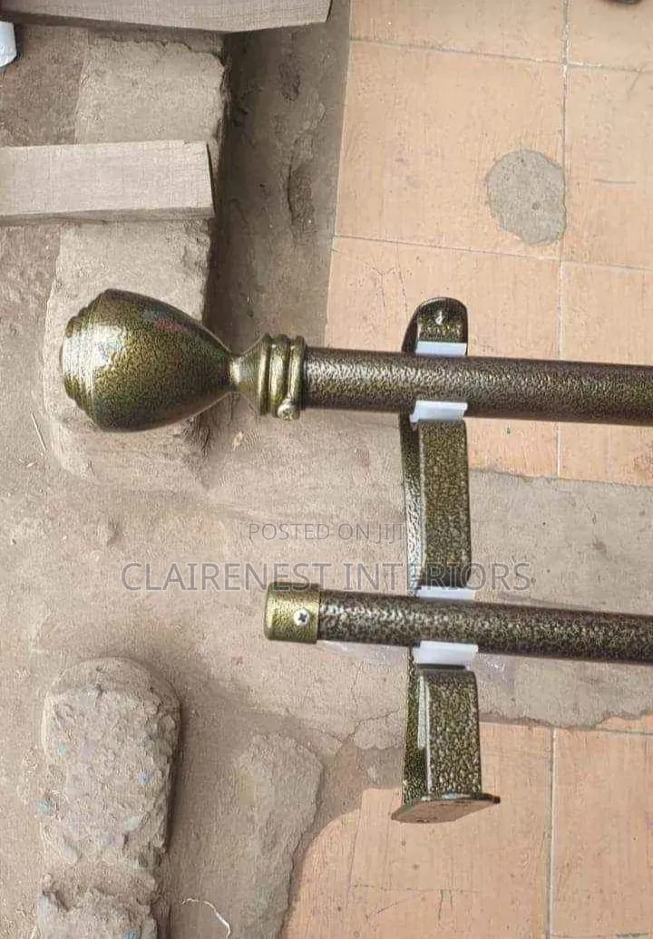 Beauty From Side to Side Powder Coated Window Curtain Rods