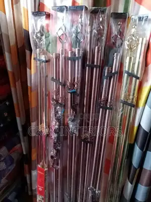 4m Double, Durable and Elegant Adjustable Curtain Rods