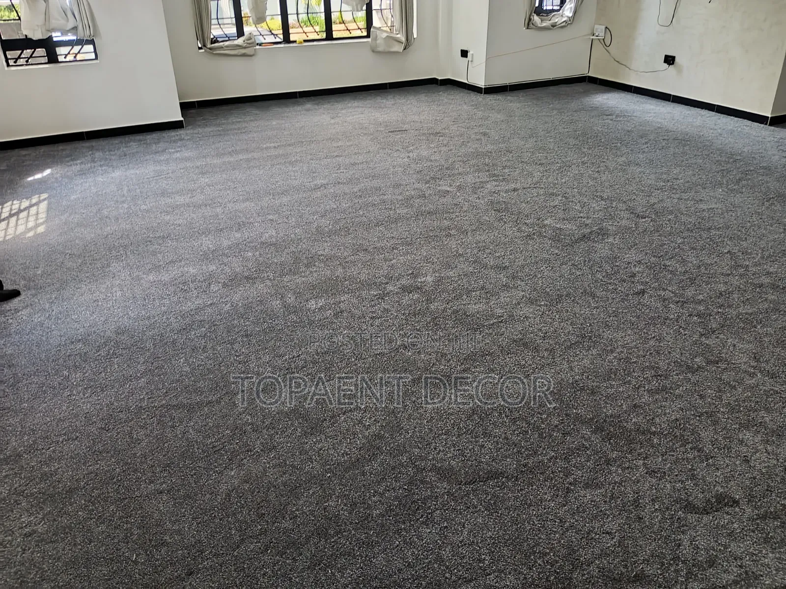 Warm ,Antislip Gray House Wall to Wall Carpets