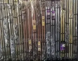 3m Double Perfect Rods, Home Elegance Adjustable Curtain Rods