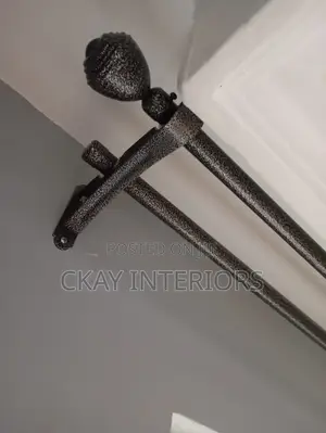 Timeless Quality, Both Single and Double Coated Curtain Rods