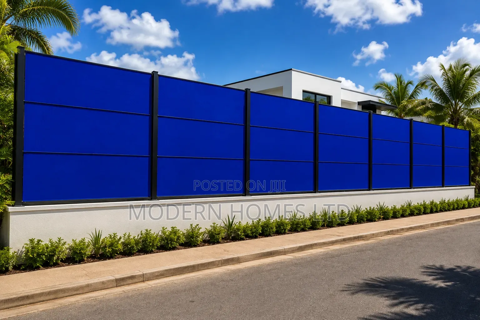 Royal Blue Privacy Shade Screens | Supply Installation Nairobi