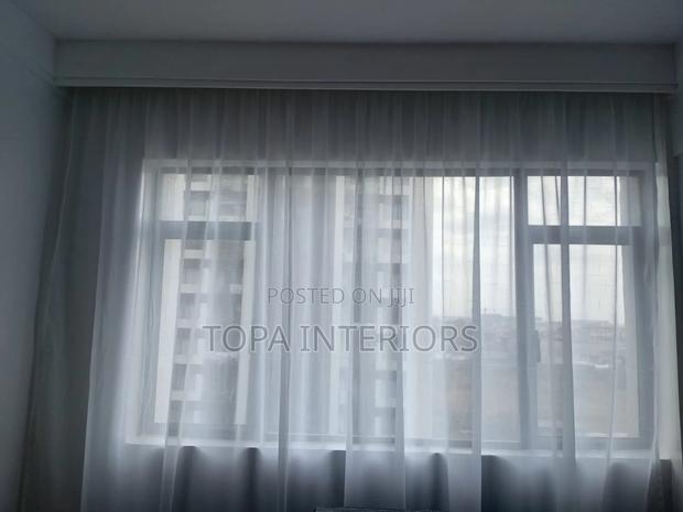 Elegant New White Sheers Made to Size - main view