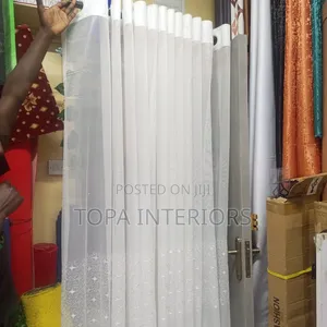 QUALITY White Door Sheers for Decorative Privacy