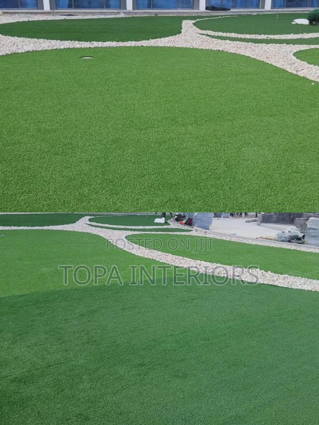 Outdoor Rain Friendly Landscaping Artificial Green Grass Carpets