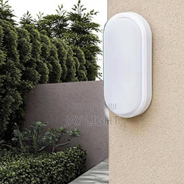 Waterproof Outdoor LED Wall Lamp 18W White Light Oval Body