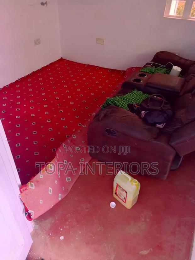 Red Executive Living Room Floor Wall to Wall Carpets - thumbnail 2
