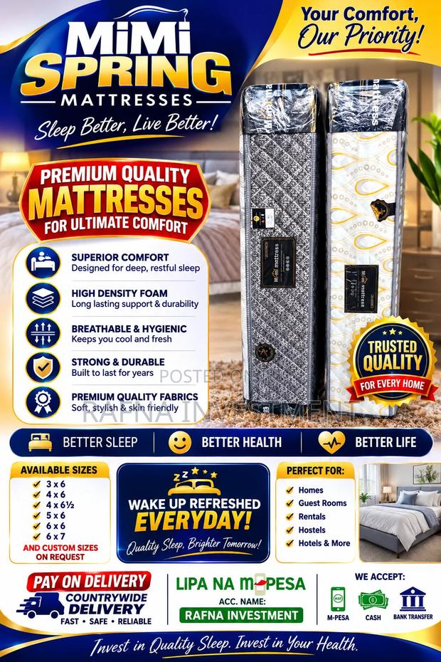MiMi Spring Mattress 5×6×10" at 23999 - thumbnail 2