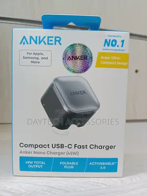 Anker Nano 45W Type C Super Fast Charger - Black