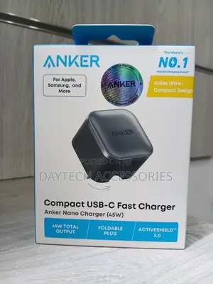 Anker Nano 45W Type C Super Fast Charger - Black