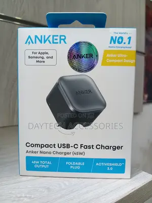 Anker Nano 45W Type C Super Fast Charger - Black