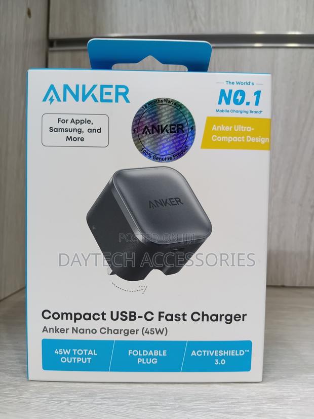 Anker Nano Charger 45W USB-C Foldable Plug Adapter. - thumbnail 2