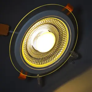 Glass Recessed 5w Led Glass Panel Light Downlight