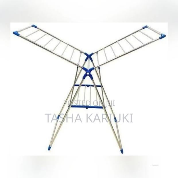 Plastic Drying Home Clothes Stand Dimensions: 1.2m - thumbnail 2