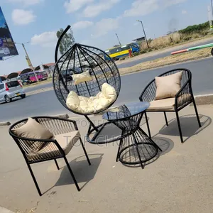 Premium Balcony Swing With Patio Set
