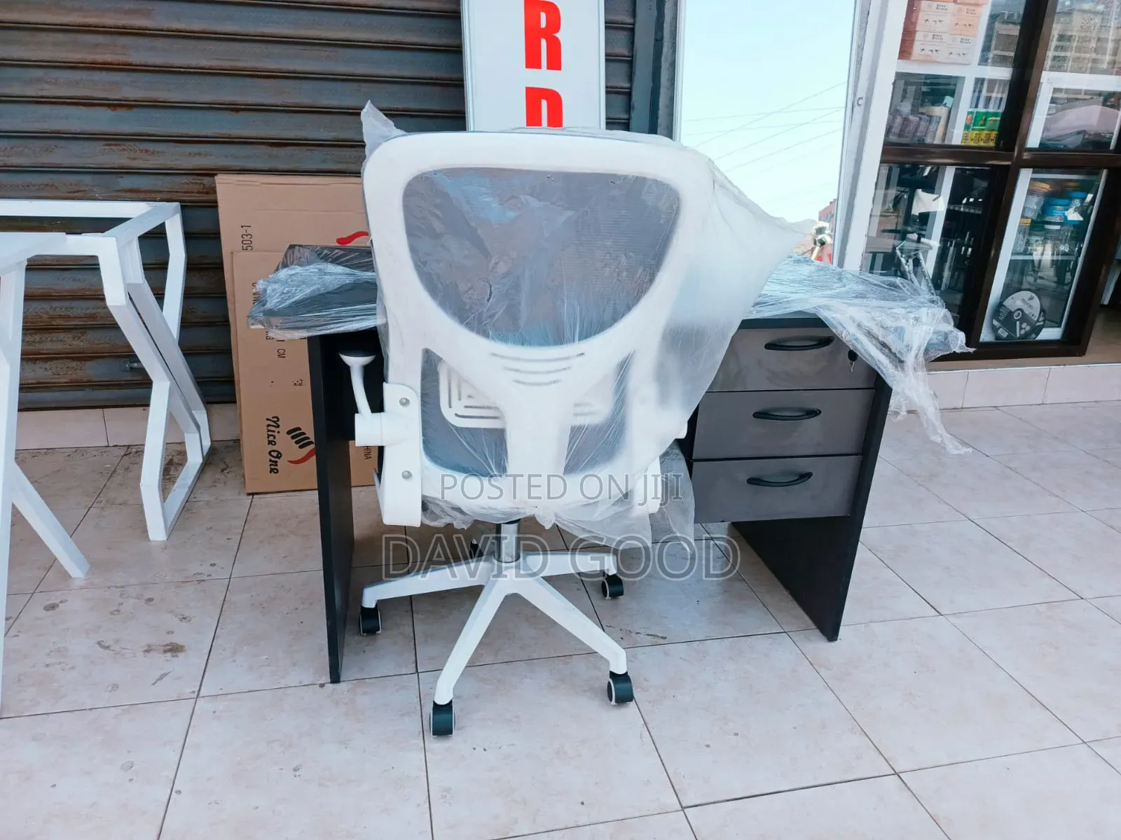 Study Table and Adjustable Chair