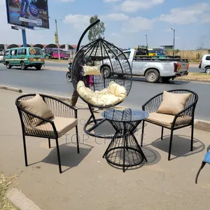 Luxury Garden Chair Set With Coffee Table