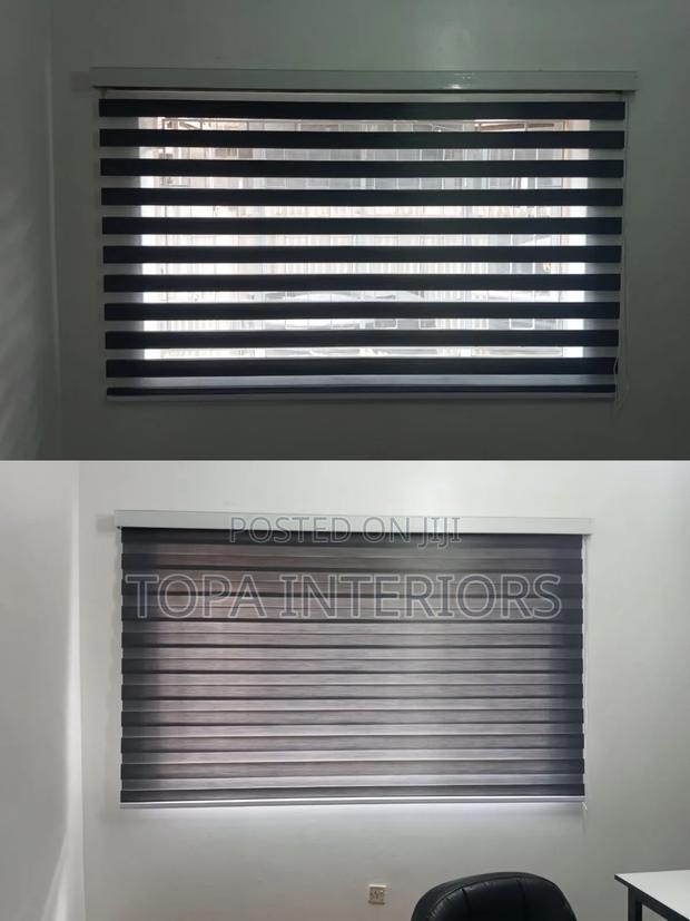 Premium Horizontal Roller Window Blinds for Office Light Control - thumbnail 2
