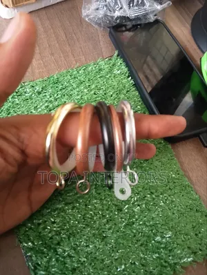 Premium Silent Curtain Rings With Plastic Rubber