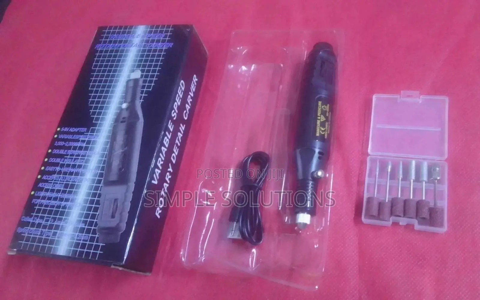 Nail Drill Equipment ,Nail Art Tools 6 Bits Drill Personal Ca
