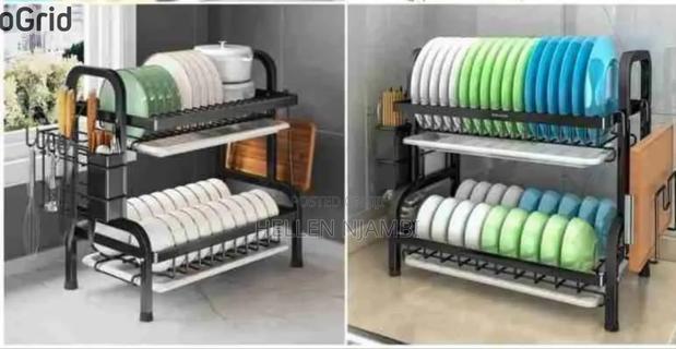 2 Tier High Quality Carbon Steel Dish Rack