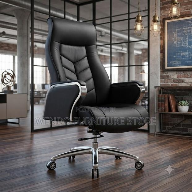 Office Chairs; Executive Comfortable Leather Office Chairs - thumbnail 2
