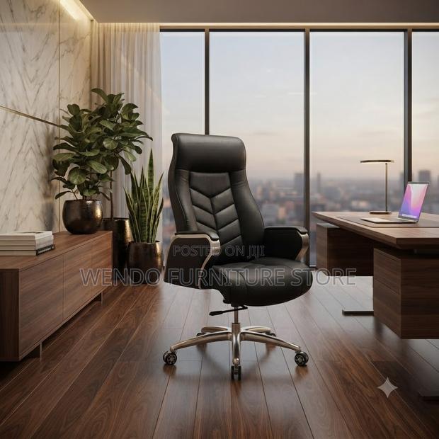 Office Chairs; Executive Comfortable Leather Office Chairs - thumbnail 4