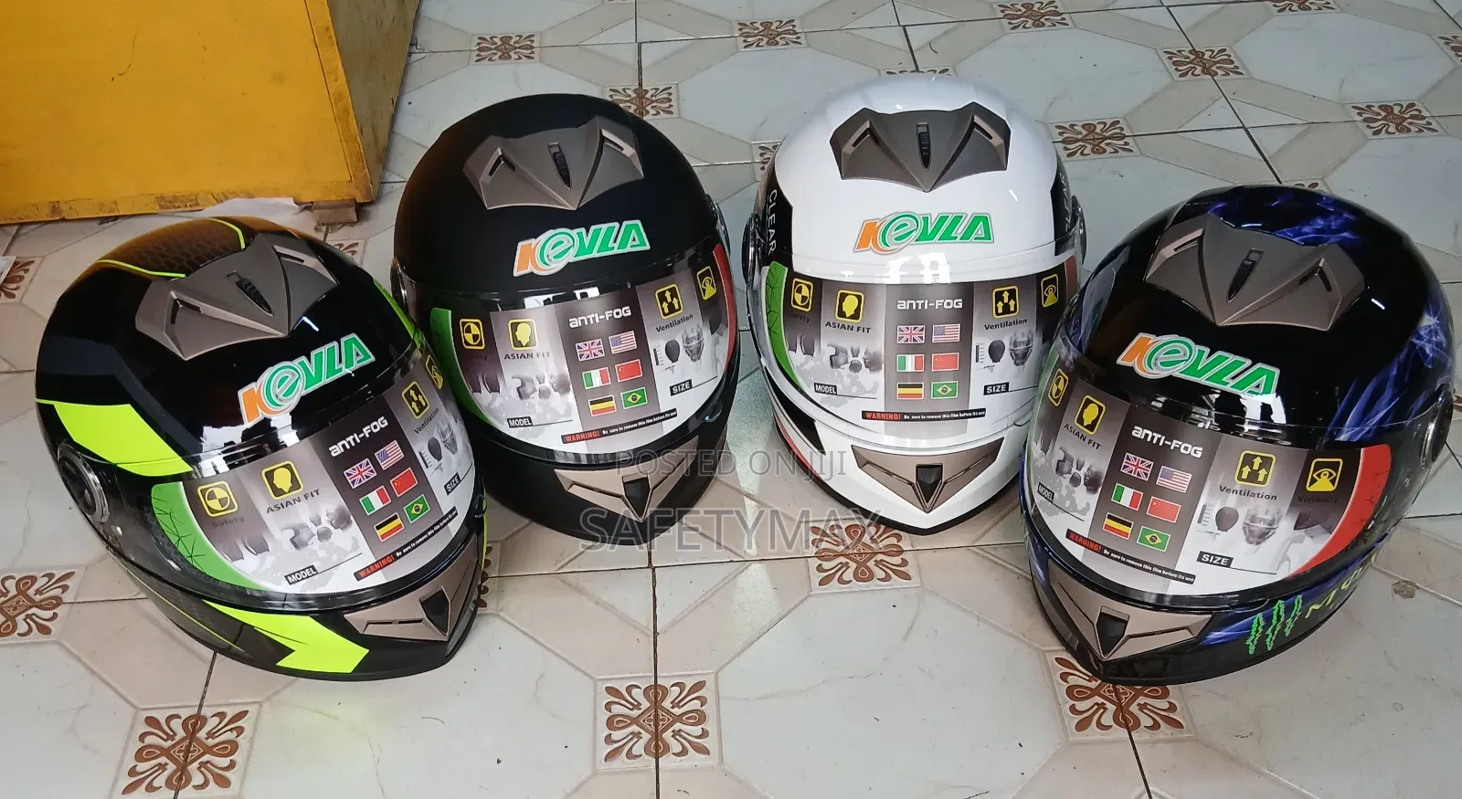 Kevla Fullface Helmet(Warm Neck)