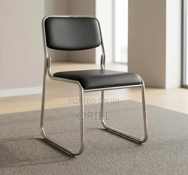 Office Chair : Stackable Office Padded Visitor Chair