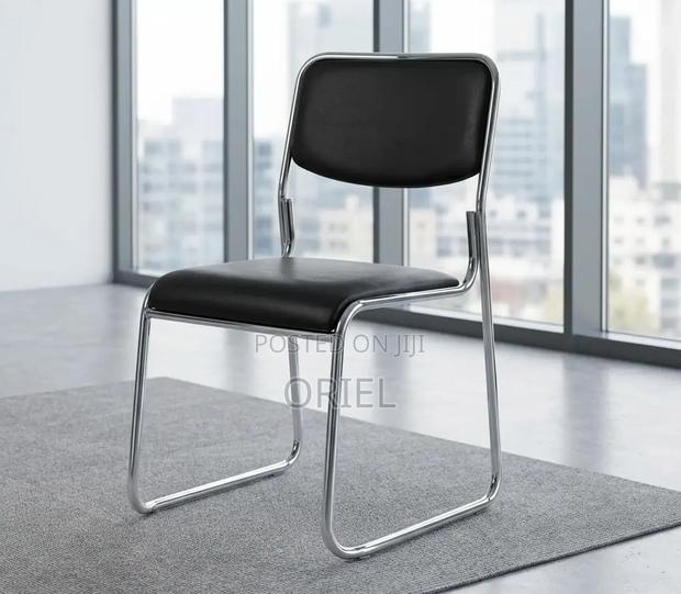 Office Chair : Stackable Office Padded Visitor Chair - thumbnail 2