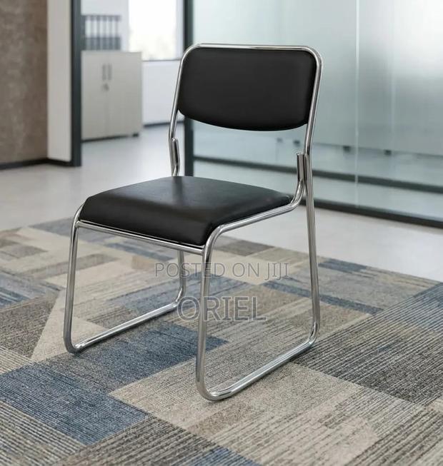Office Chair : Stackable Office Padded Visitor Chair - thumbnail 3