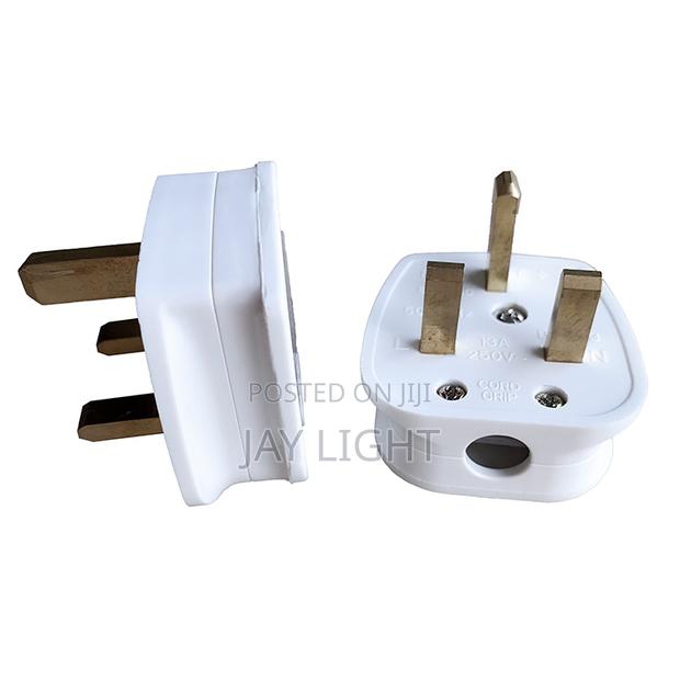Wire Cord Power Plug British Electrical 3 Pin 13A Top Plug Fused