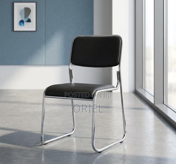 Office Chair : Stackable Office Padded Visitor Chair - thumbnail 6
