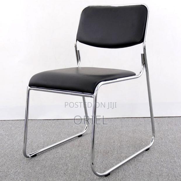 Office Chair : Stackable Office Padded Visitor Chair - thumbnail 7