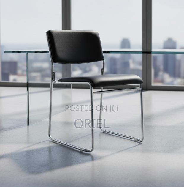 Office Chair : Stackable Office Padded Visitor Chair - thumbnail 12