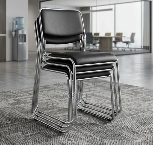Office Chair : Stackable Office Padded Visitor Chair - thumbnail 16