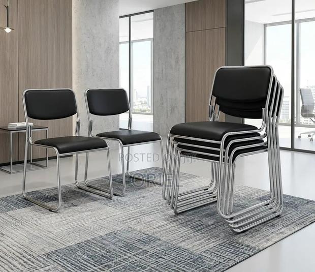 Office Chair : Stackable Office Padded Visitor Chair - thumbnail 17
